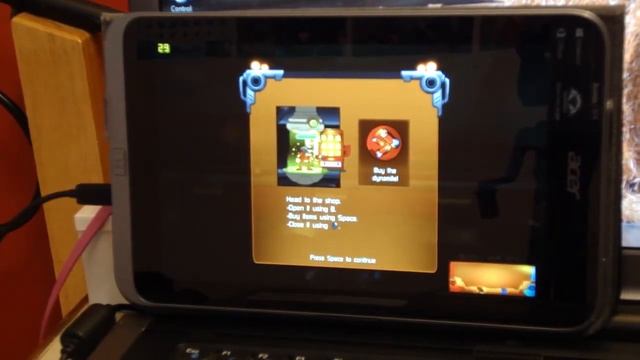 Awesomenauts running on Windows 8 tablet (Acer Iconia W4) смотреть онлайн