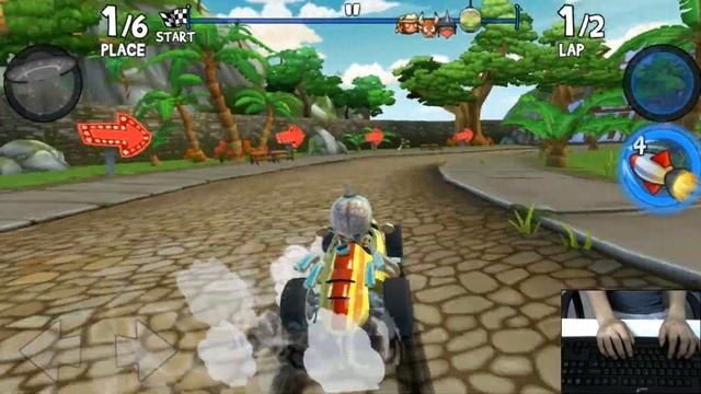 Beach Buggy Racing 2 Android Gameplay Walkthrough | Beach Bro vs B'zorp смотреть онлайн