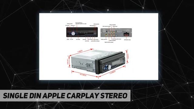 Single Din Apple Carplay Stereo - Short Review смотреть онлайн