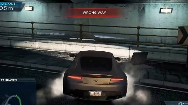 Need For Speed Most Wanted Aston Martin Drive & Drift Acceleration (GAMEPLAY) смотреть онлайн