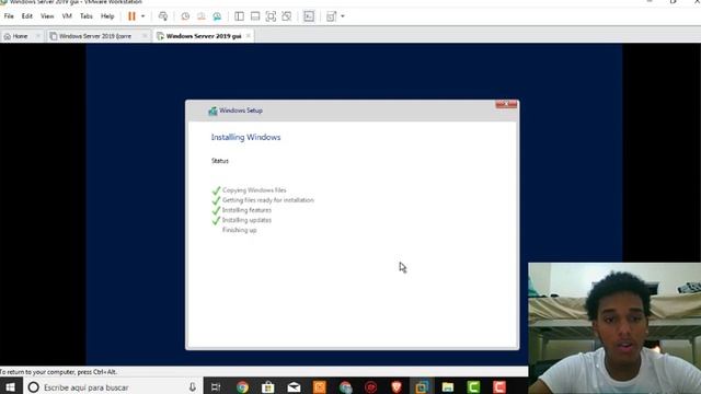 1 2 Instalación de Windows Server 2019 GUI смотреть онлайн