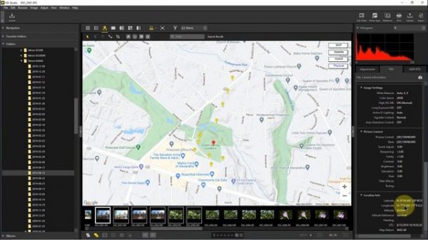 Nikon NX Studio - How to Use the Map View and GPS Coordinates in NX Studio