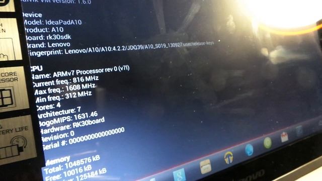 Lenovo IdeaPad A10 Android notebook review (english) | Tech2.hu