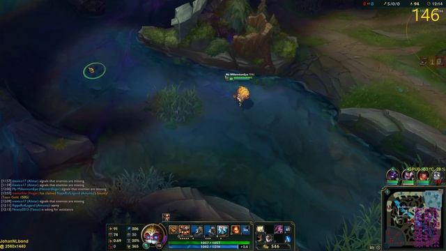 League of Legends Heimer Gameplay Max settings RX 480 1440P смотреть онлайн