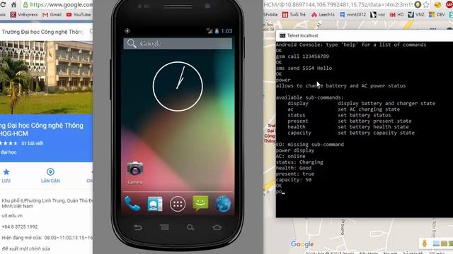 Telnet Android Emulator bằng cmd смотреть онлайн
