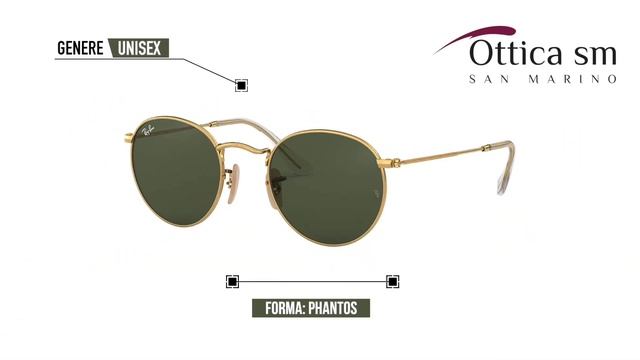 Ray Ban Round Metal Flat Lenses RB 3447N 001 смотреть онлайн