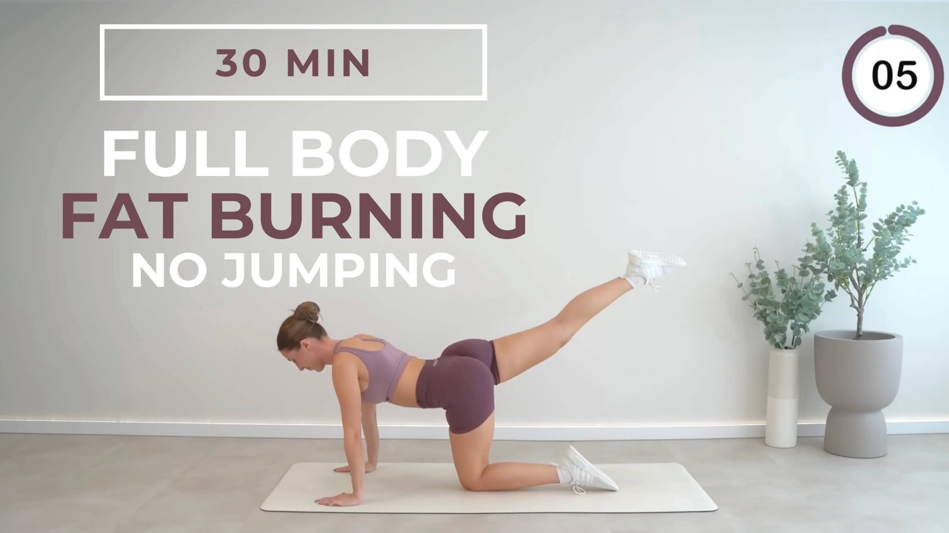 Жиросжигающая тренировка на все тело | Тренировка без прыжков смотреть онлайн