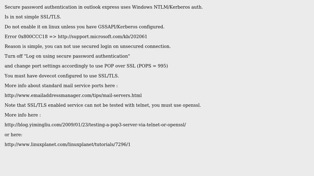 Cannot check email with email client, but telnet to 110 works (3 Solutions!!) смотреть онлайн