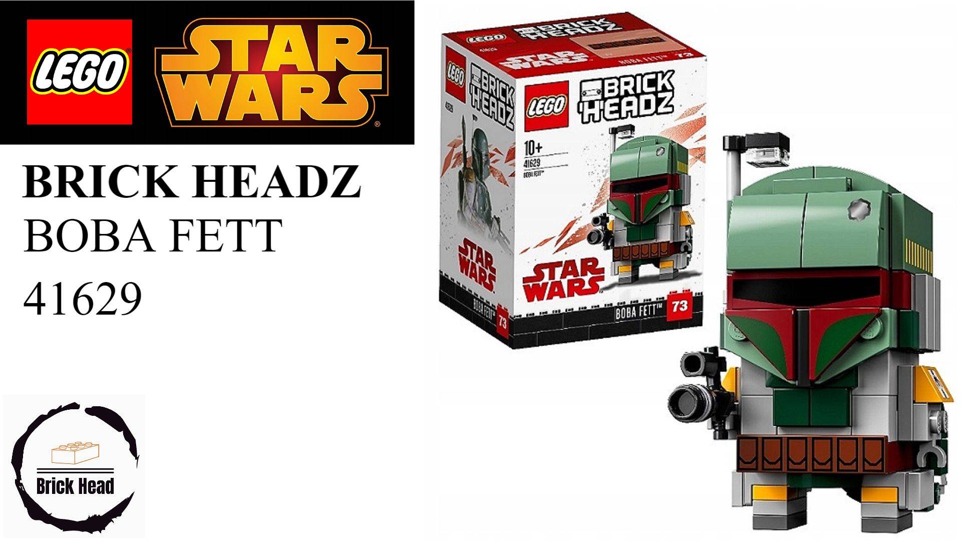 LEGO BrickHeadz 41629 Боба Фетт смотреть онлайн