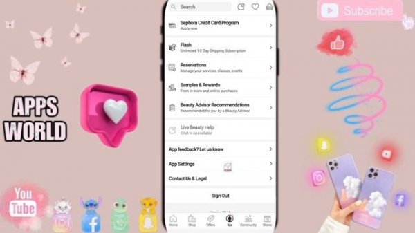 How To Change Your Country And Language On Sephora App