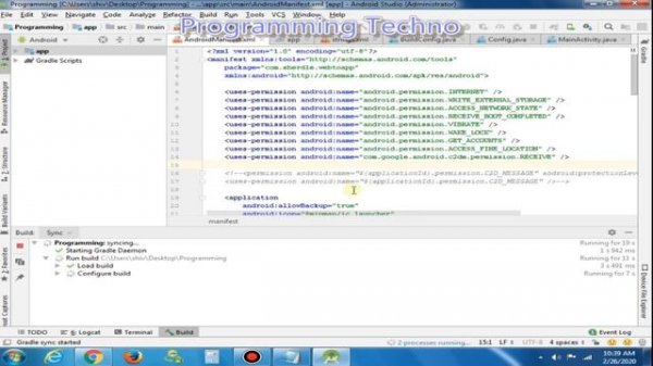 How to import project in android studio