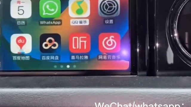 iManAuto Rolls Royce Wireless Apple CarPlay Android Auto interface 2004-2009 смотреть онлайн
