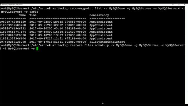 Restore application files from application consistent Linux VM backup смотреть онлайн