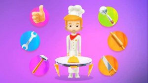 Мир профессий ПОВАРА. Развивающий мультик для детей