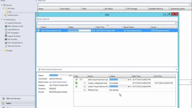 System Center Virtual Machine Manager 2012 R2 (Add Hyper-V) смотреть онлайн