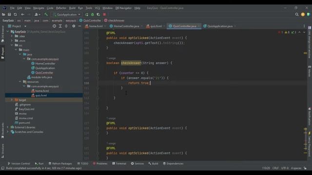 Quiz App in JavaFx | Full Project | College projects with Source code | @ayeshaganaitech смотреть онлайн
