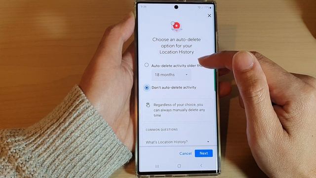 How to Choose An Auto-Delete Option For Google Location History On Samsung Android Phones смотреть онлайн