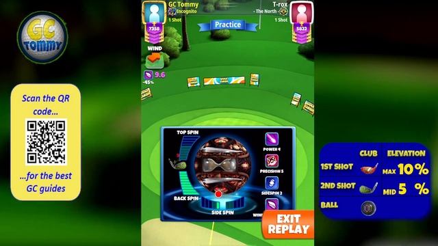 Master, QR Hole 8 - Par 4, EAGLE - Big Game 9-hole cup, *Golf Clash Guide* смотреть онлайн