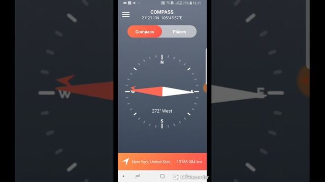 Compass for android (Best compass - No Ads) смотреть онлайн