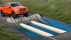 Тачки против лежачего полицейского на глубине" в BeamNG Drive