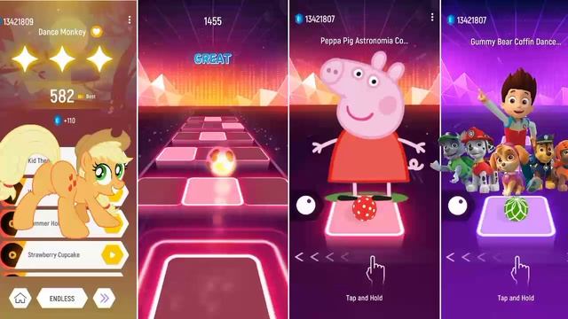 pinkie pie - baby shark - peppa pig - paw patrol ios android gameplay !! смотреть онлайн
