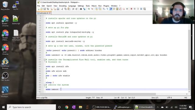 Exam 1 SSH script смотреть онлайн