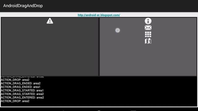 Android Drag and Drop example смотреть онлайн