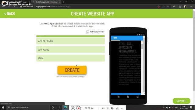Build Your Own Android App In Just 6 Minutes ! Build an App for Your Website ! смотреть онлайн