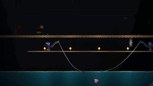 terraria fishing with intense music for 1:20 смотреть онлайн
