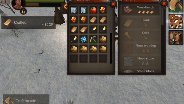 Winter Island CRAFTING GAME 3D - Android gameplay GamePlayTV смотреть онлайн