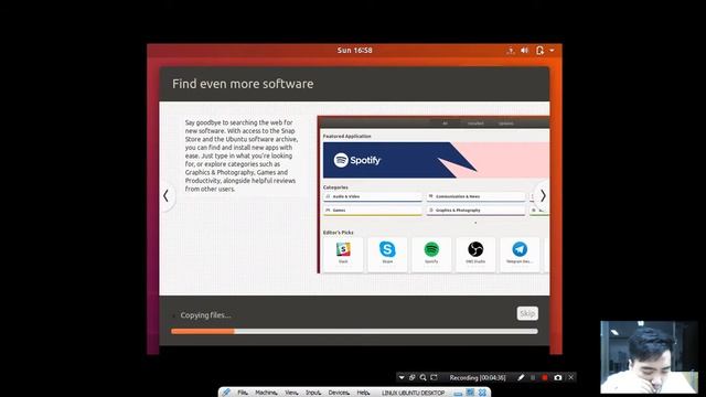 Install Linux Ubuntu Desktop Via VirtualBox смотреть онлайн