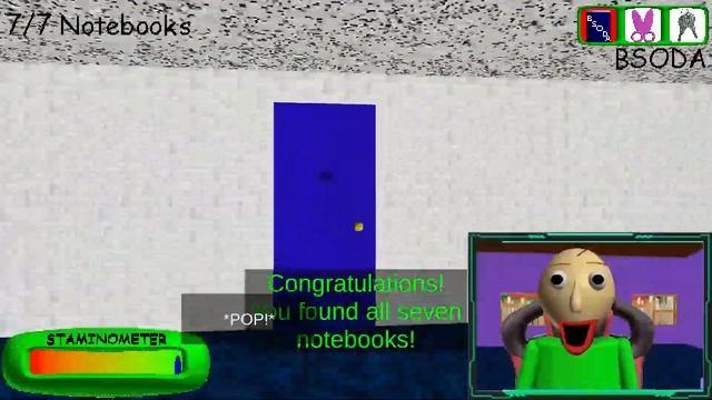 Baldi PLAYS His OWN GAME And RAGES!!!!