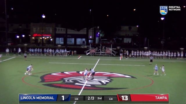 2023 Tampa Women's Lacrosse vs. Lincoln Memorial смотреть онлайн