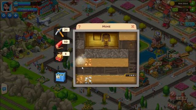 Township Mining 2400 - 2500 Underground HD Walkthrough | 3 - match game | playgame | ios | android смотреть онлайн
