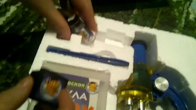 Первое видео микроскоп