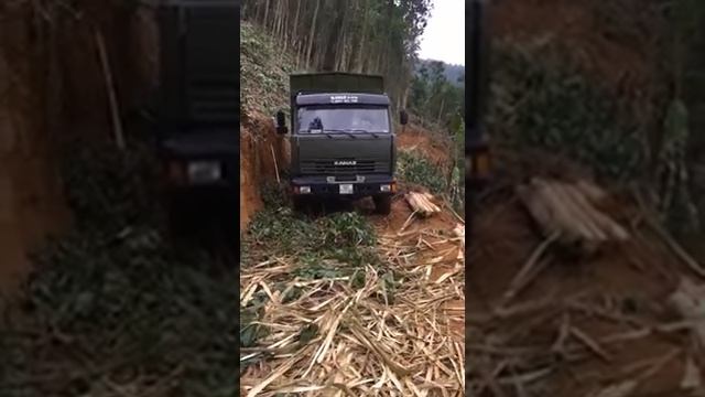 Tải Thùng Kamaz 43265 (4x4) Chinh Phục Rừng Núi