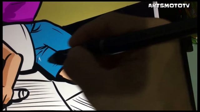 BASIC COMIC DIGITAL FLAT COLORING / USING HUION KAMVAS 13 TABLET