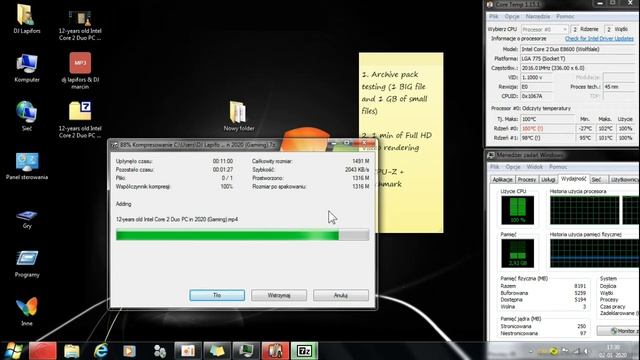 12-years old Intel Core 2 Duo PC in 2020 | [Rendering & Benchmark] | PART 2/2 смотреть онлайн