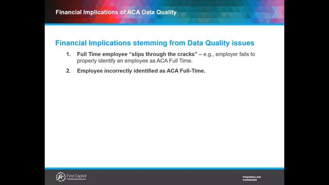 Managing data quality critical for ACA Compliance смотреть онлайн