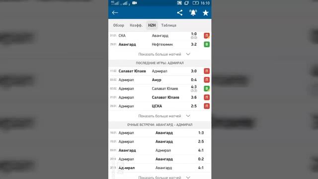 Авангард - Адмирал . Прогноз (кф 1,68) на матч КХЛ (13.02.2020) смотреть онлайн