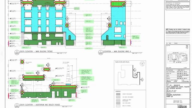 PS 100 (Brooklyn) - Flood Elimination/Roofs/Parapets/Ext. Masonry/Windows смотреть онлайн