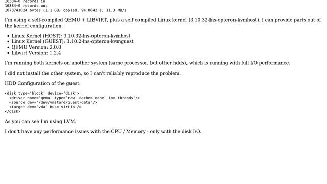 DevOps & SysAdmins: Linux - KVM - very slow disk io смотреть онлайн