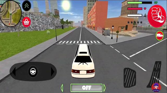 Mafia Spiderman Stickman Rope Hero Driving Limousine Car in Vegas City #32 - Android Gameplay смотреть онлайн