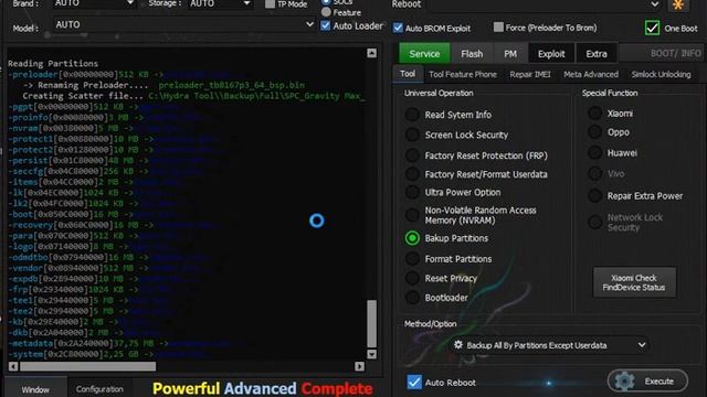 SPC GRAVITY FIRMWARE BACKUP , HYDRA DONGLE MTK . смотреть онлайн