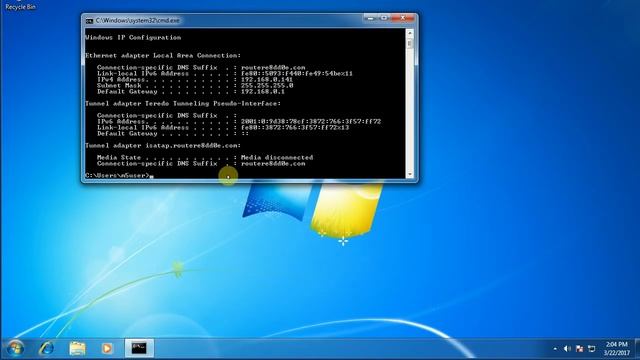 Basic Network troubleshooting: Using Command Prompt смотреть онлайн