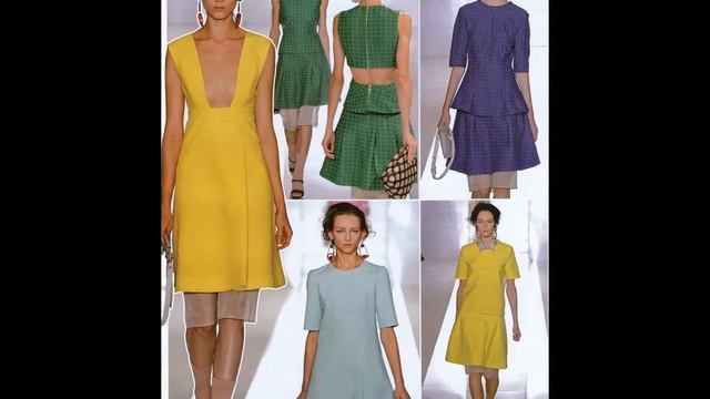 Яркие цвета в моде смотреть онлайн