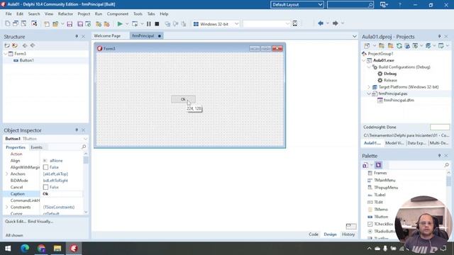 Conhecendo a IDE do RAD Studio - Delphi смотреть онлайн