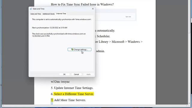 Fix Time Sync Failed Issue in Windows смотреть онлайн