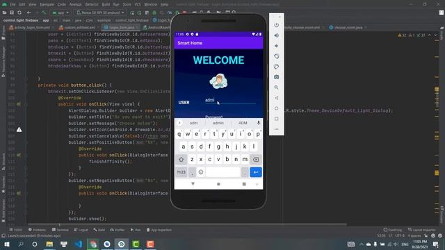 Android Studio App Smart Home смотреть онлайн
