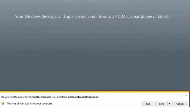 VirtualDesktops.com - How to Install Citrix Receiver for VirtualDesktops.com смотреть онлайн